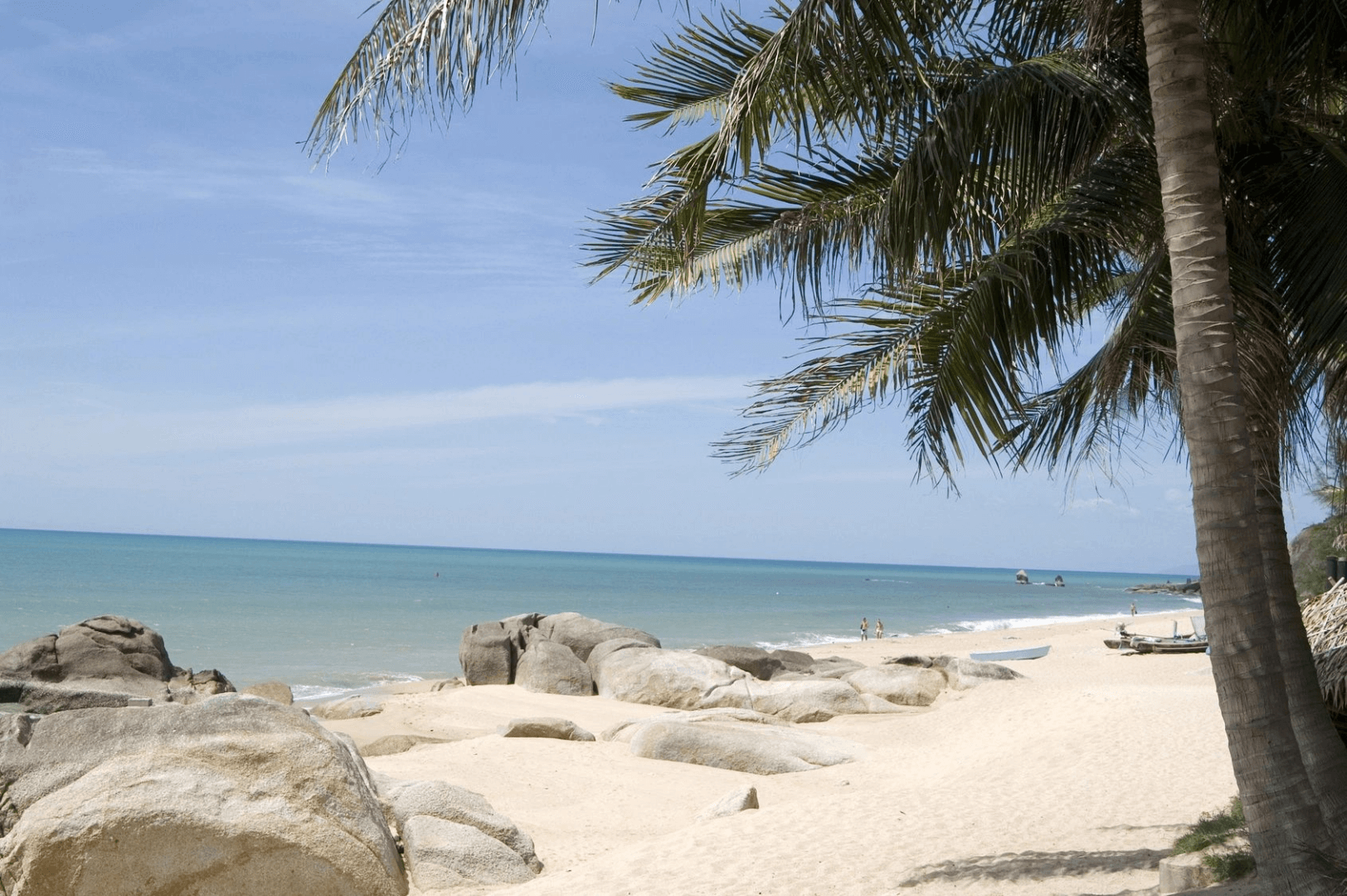 Tropical beach with turquoise water